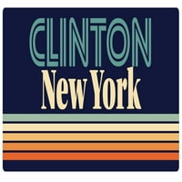 Clinton New York Frižider magnet retro dizajn