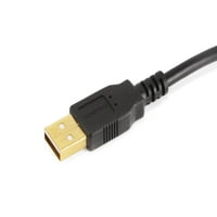 3ft USB 2. Muški za mikro 5pin muški 28 24WG kabel W feritna jezgra