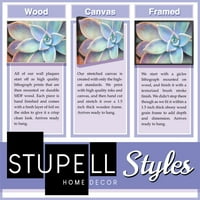 Stupell Industries šarmantna Južna Bela grožđica Paklena zemlja fraza platneni zid Art, 24, dizajn Daphne