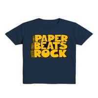 Mad motor Boys papir Beats Rock kratki rukav grafička posada vrat T-Shirt, 3-Pack, veličine XS-2XL