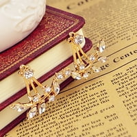 Par ženske naušnice nakit poklon za žene rhinestone uši za vjenčanje, srebro