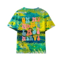 Funny Toddler Boys Girls Majica Tee Majice Majke Dan Poklon kravata Dye Trendy Tee Majica Kid Majica Funny