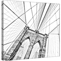 Slike, Brooklyn Bridge 1, 20x20, ukrasna platna Zidna umjetnost