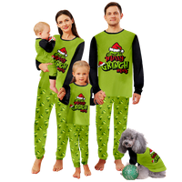 Podudarni parovi Pajamas pamuk Božić PJ's Xmas Christmas Pijamas Set veličine 110-170 xxs-8xl