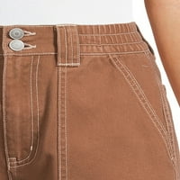 No Boundaries ' Carpenter Elastic Waist Shorts