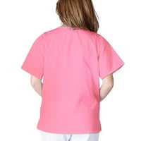 Penskeiy Žene kratki rukav V-izrez V-izrez sestrinske radne uniforme majice Majice Mother Day Pokloni