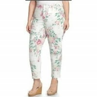 Nydj traperice Ženske audske tegle za gležnjeve cvjetne hlače Multi Color Petite 2p
