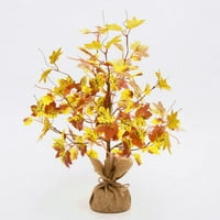 Javorov list Branch Light, umjetni pad osvijetljene grane grančica za Dan zahvalnosti cvjetnih aranžmana