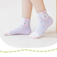Ljetne Dječje Čarape Za Malu Djecu - Tanke Prozračne Mrežaste Čarape Za Kratke Gležnjeve Do Sredine Teleta,