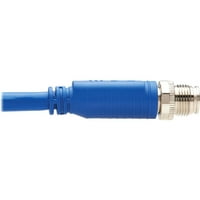 Tripp Lite X-Code CAT6A 10G F UTP R-LP oklopljeni Ethernet kabel, IP68, POE, plava, - mrežni kabel - Taa