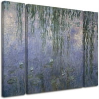 Zaštitni znak Likovne umjetnosti '' Vodeni ljiljani III 1840-1926 '' od Claude Monet 30 41 Multi ploča