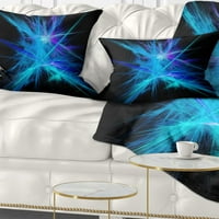 Designart Clear Blue Spectrum of Light-apstraktni jastuk za bacanje - 12x20