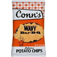 Conn's Wavy Bar-B-q aromatizirani čips od krompira, 9. Oz