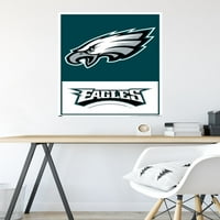 Philadelphia Eagles-Logo Zidni Poster, 22.375 34