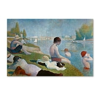 Zaštitni znak likovne umjetnosti' kupanje u Asnieres ' platno Art Georges Seurat