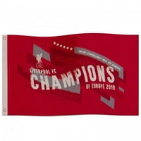 Liverpool FC Champions of Europe Flag