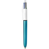 Sjajna olovka za sjaj sa 4 boje, plava bačva, srednje tačke, različite mastila, broj