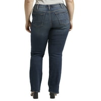 Silver Jeans Co. Plus Veličina Suki Traperice Sa Srednjim Usponom Veličine Struka 12-24