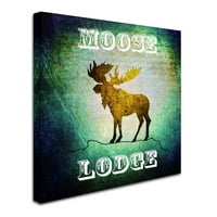 Zaštitni znak likovne umjetnosti' Lodge Moose Lodge ' platno Art Od LightBoxJournal