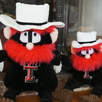 HuggleHounds Mascot Knottie Plišana Igračka Za Pse - Texas Tech University Raider Crvena, Velika