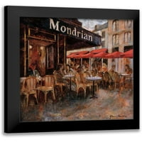 Martin, Noemi Crni moderni uokvireni muzej Art Print Naslijed - Mondrian Cafe