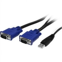 Starch.com SV1631Dusbuk Port 1U nosač nosača USB KVM prekidač s OSD-om i kablovima