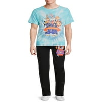 Svemirski džem muški Logo Tie Dye T-Shirt