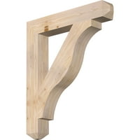 Ekena Millwork 1 2 W 36 D 42 H Funston Zanatlija Smooth Bracket, Douglas Jela