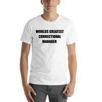 3xl Worlds Greatest Correctional Manager kratka rukava pamučna majica Undefined Gifts