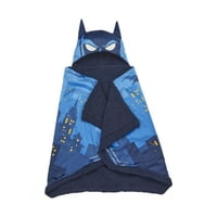 Batman Kids Mikrofiber Sherpa Snuggle Wrap Hoodie Deka