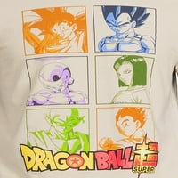 Dragon Ball Z & Dragon Ball Super muške i velike muške grafičke majice, 2 pakovanja, veličine S-3XL