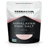 Terrasoul Superfoods Himalayan ružičasta sol, u redu, 1. lb