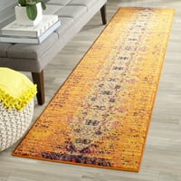 Monako Elsdon Sažetak tepih za trkač, narandžasti Multi, 2'2 10 '