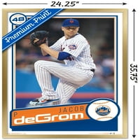 New York Mets - Jacob deGrom zidni Poster, 22.375 34
