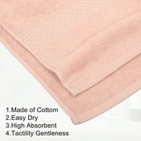 Jedinstveni Bargains pamučni ručnik za kupatilo klasični dizajn 27.56 x55. 12 Pink