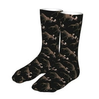 Bull Moose čarape za žene muškarce novost šarene Crew čarape Casual Funny Dress Socks pokloni za njega