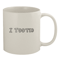 Tooted-11oz keramička Bijela šolja za kafu