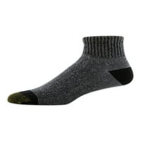 Izdanje muških čarapa hiker Cushion Quarter Socks, 6 pakovanja