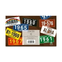 Hawaii mjesec džepni kalendar januar - decembar vintage ploče