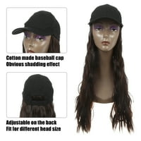 Jedinstvena povoljna kapa za bejzbol kapa s kosom lepršavom kovrčavom valovitom perikom frizura 26 duboka