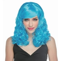 Pamuk Sweety Blue Wig Halloween Coustween Dodatna oprema