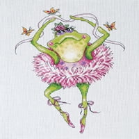 Dizajnerski radovi broji Cross Stitch Kit 7 X10 - Frog Dancer