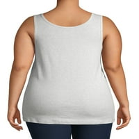 Terra & Sky ženski Plus Size svakodnevni osnovni sloj rezervoara, 2 pakovanja