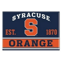 Syracuse Logo 2.5 3.5 Magnet Za Frižider