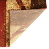 Jedinstveni loom kouillou barista rug multi smeđa 10 '14' 1 pravokutnik geometrijski savremeni savršeni