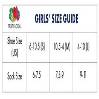 Plod loom Djevojke čarape za gležnjeve 10-pakovanje, veličina S-L