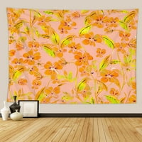 Tapiserija na plaži estetska cvjetna štampana tapiserija dnevna dekorativna za spavaću sobu