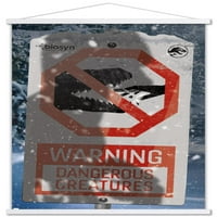 Jurassic World: Dominion - Upozorenje Zig Logo Zidni plakat sa magnetnim okvirom, 22.375 34