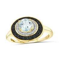 JewelersClub Aquamarine prsten decembar Birthstone nakit-Carat Aquamarine 14k zlato preko srebra prsten