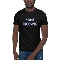 Paris Crossing Retro Stil Kratki Rukav Pamuk T-Shirt By Undefined Gifts